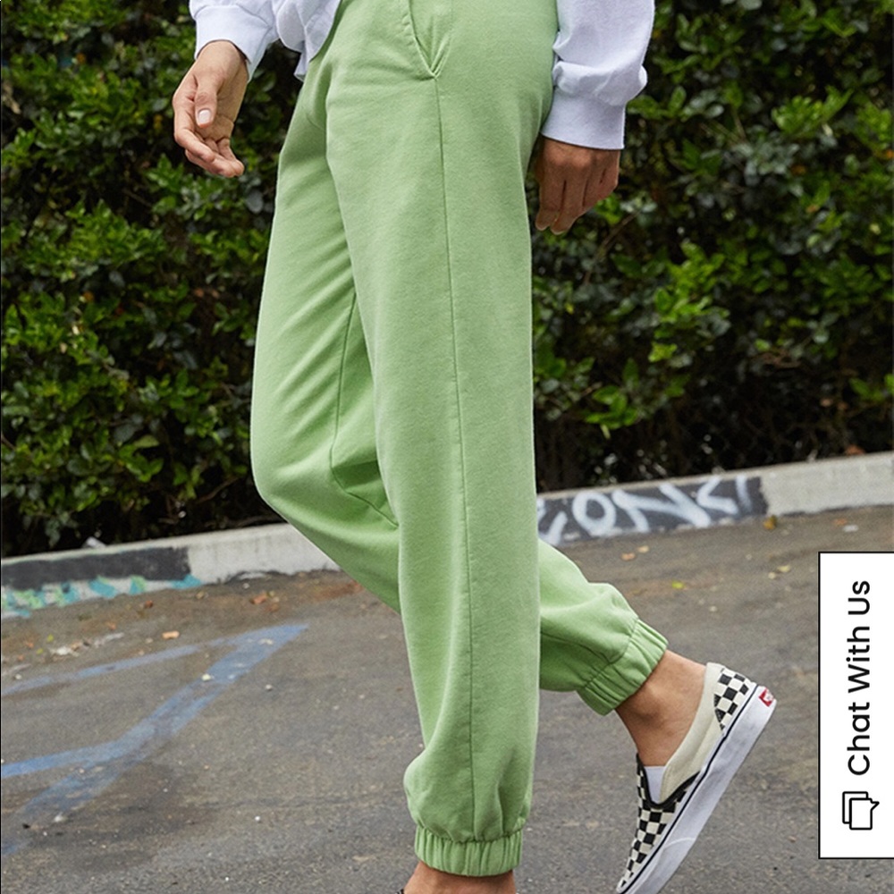 Green brandy Melville sweats